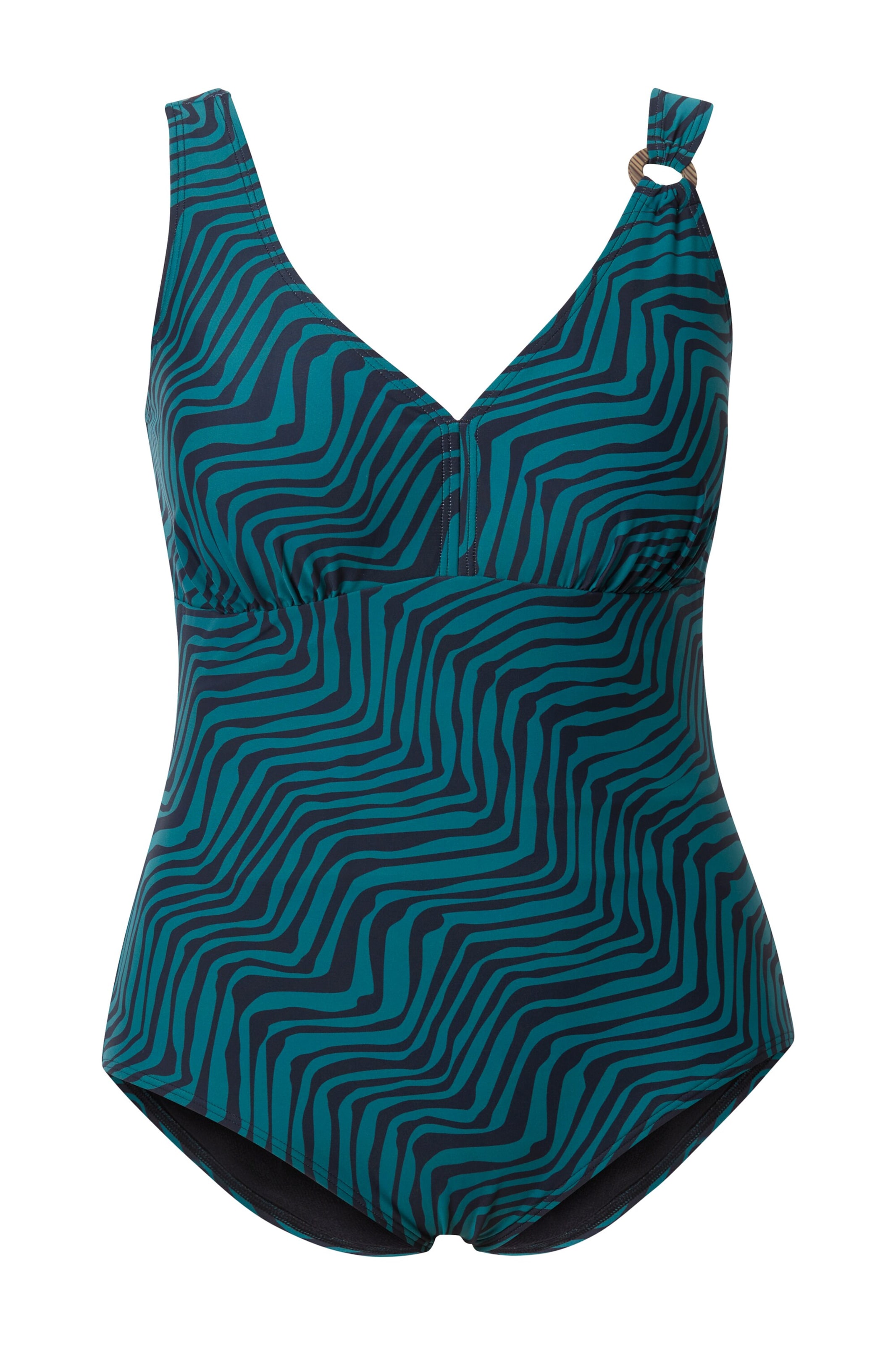 Minimiseur Maillot de bain Ulla Popken en vert : devant