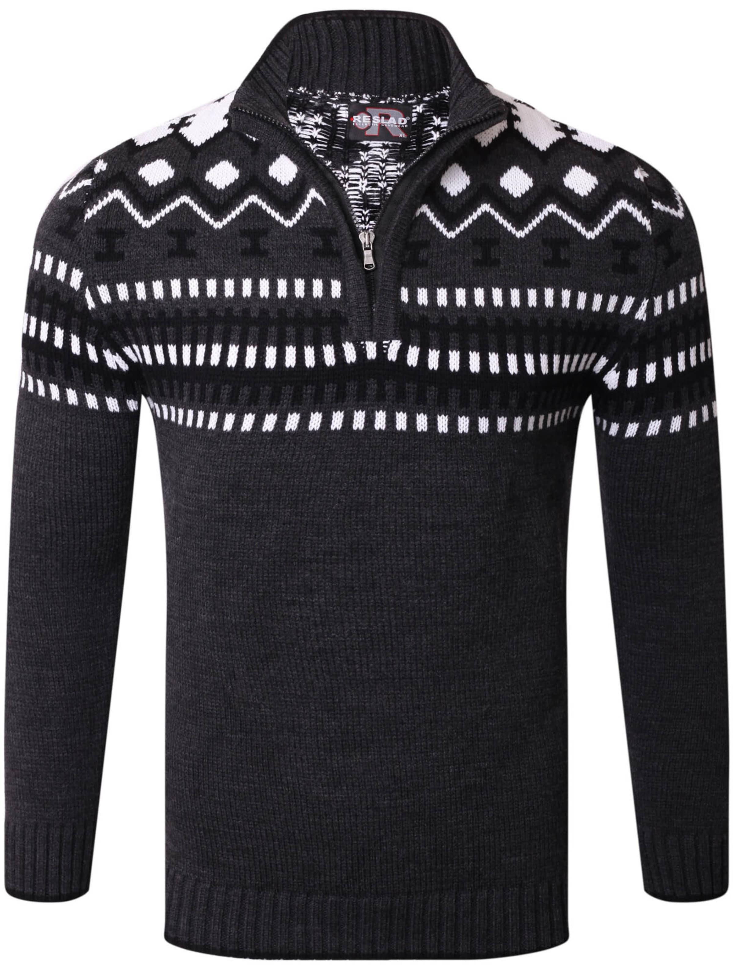 Reslad Pullover 'RS3110' in Grau: Vorderseite