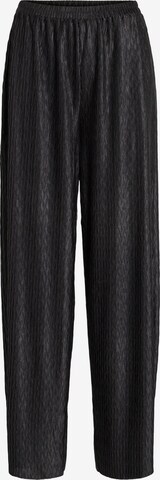 VILA Szeroka nogawka Spodnie 'Mirra' w kolorze czarny: przód