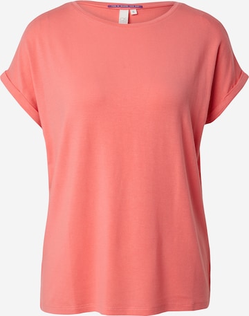 T-shirt QS en rose : devant