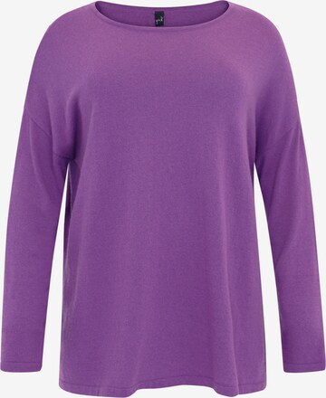 Pull-over Yoek en violet : devant