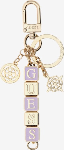 GUESS Key Ring in Gold: front