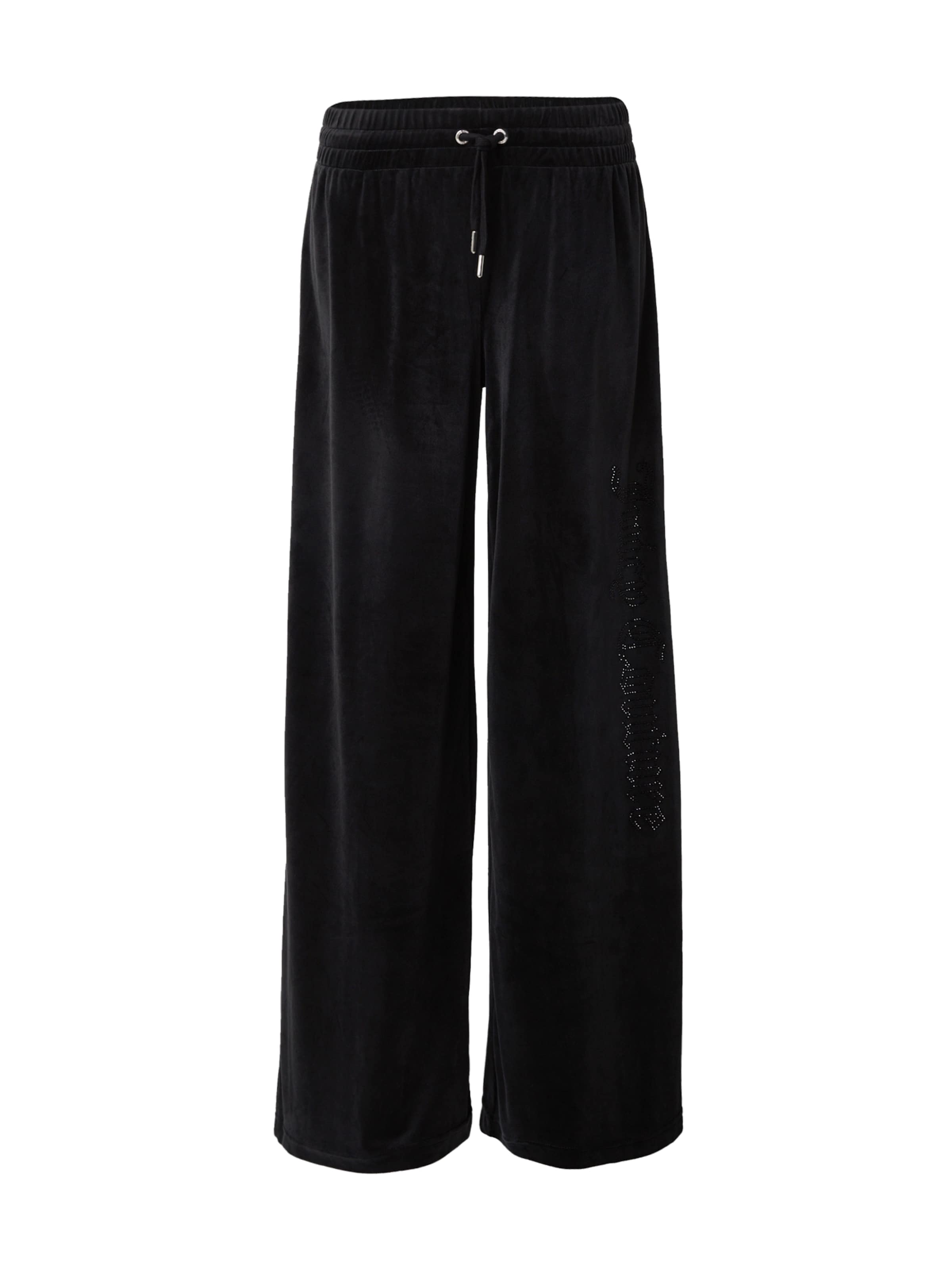 Juicy Couture Kottis Püksid 'CUFFED', värv must: eest vaates