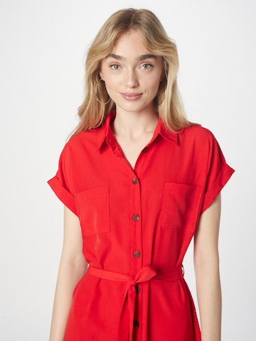 Robe-chemise 'Hannover' ONLY en rouge
