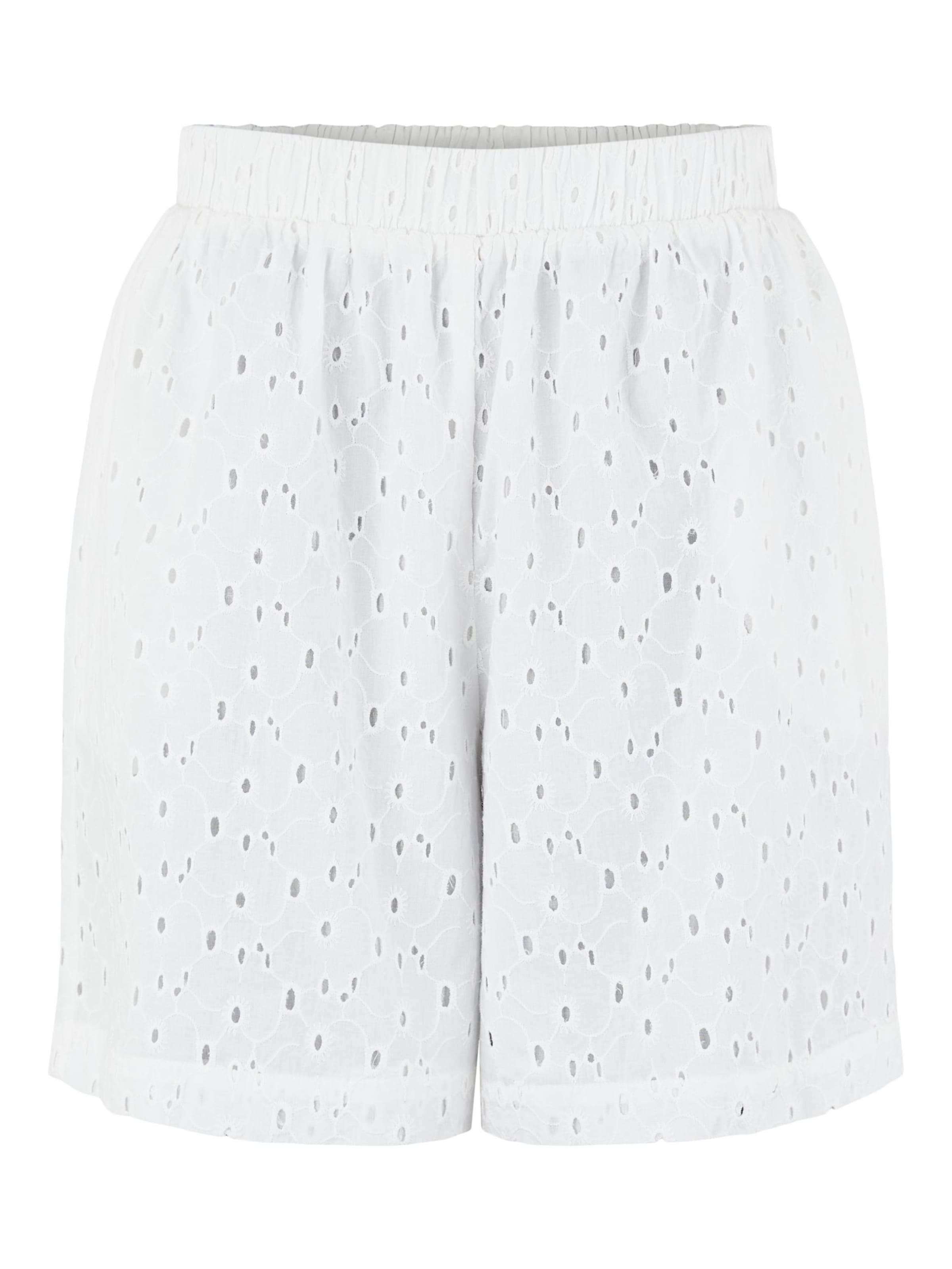 Loosefit Pantaloni 'Vibse' di PIECES in bianco: frontale