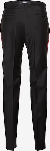 Karl Lagerfeld Regular Pleat-Front Pants ' Sheen ' in Black