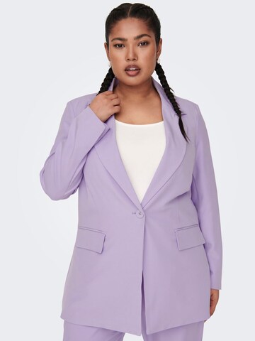 ONLY Carmakoma Blazer in Purple: front