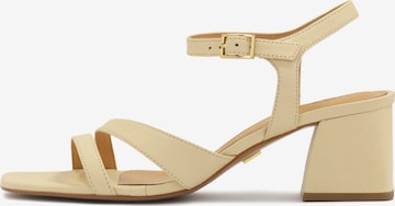 Sandalo con cinturino di Kazar in beige: frontale