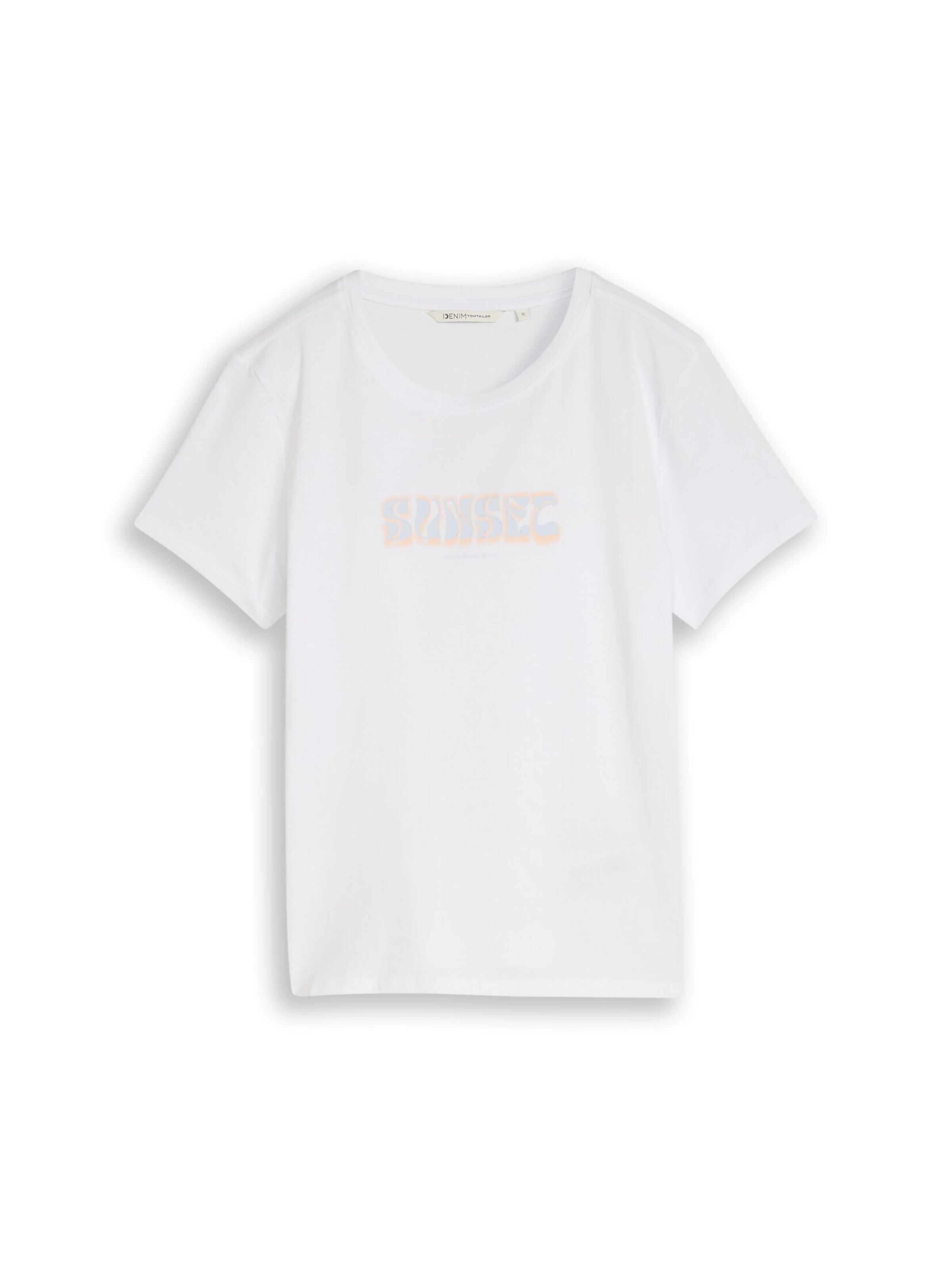 TOM TAILOR DENIM Shirt in White: front