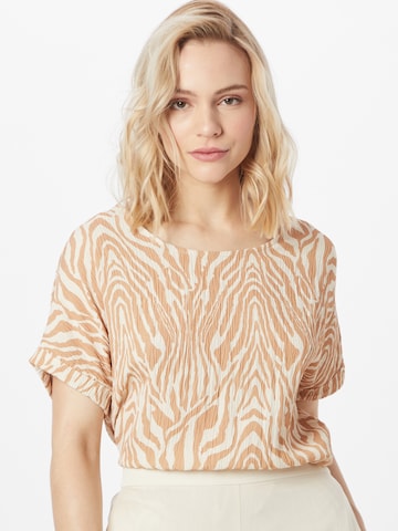 ZABAIONE Blouse 'Visa' in Beige: front