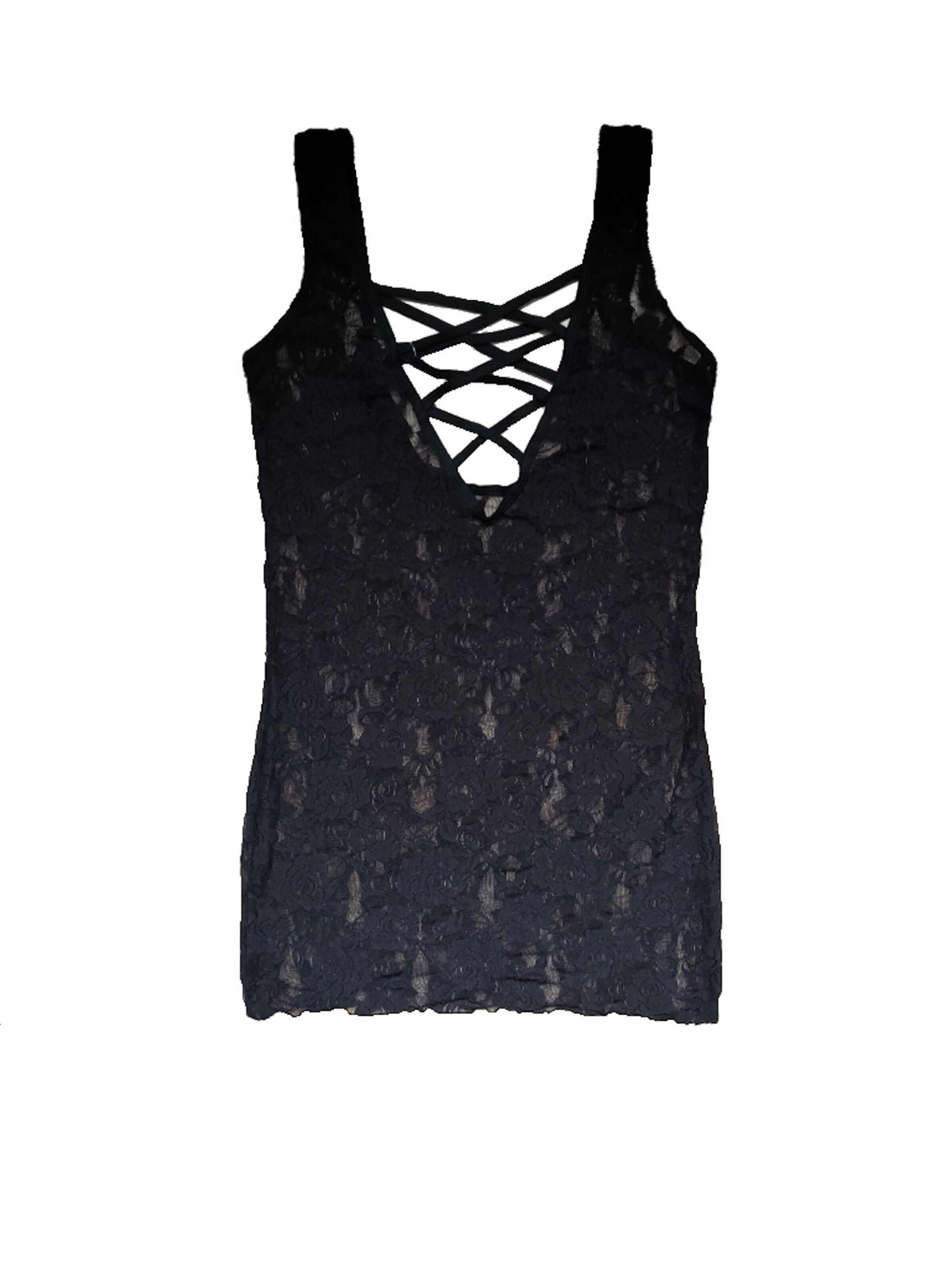 PASSION Negligee 'Moonflower' in Black