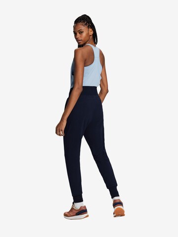 ESPRIT Tapered Sportbroek in Blauw