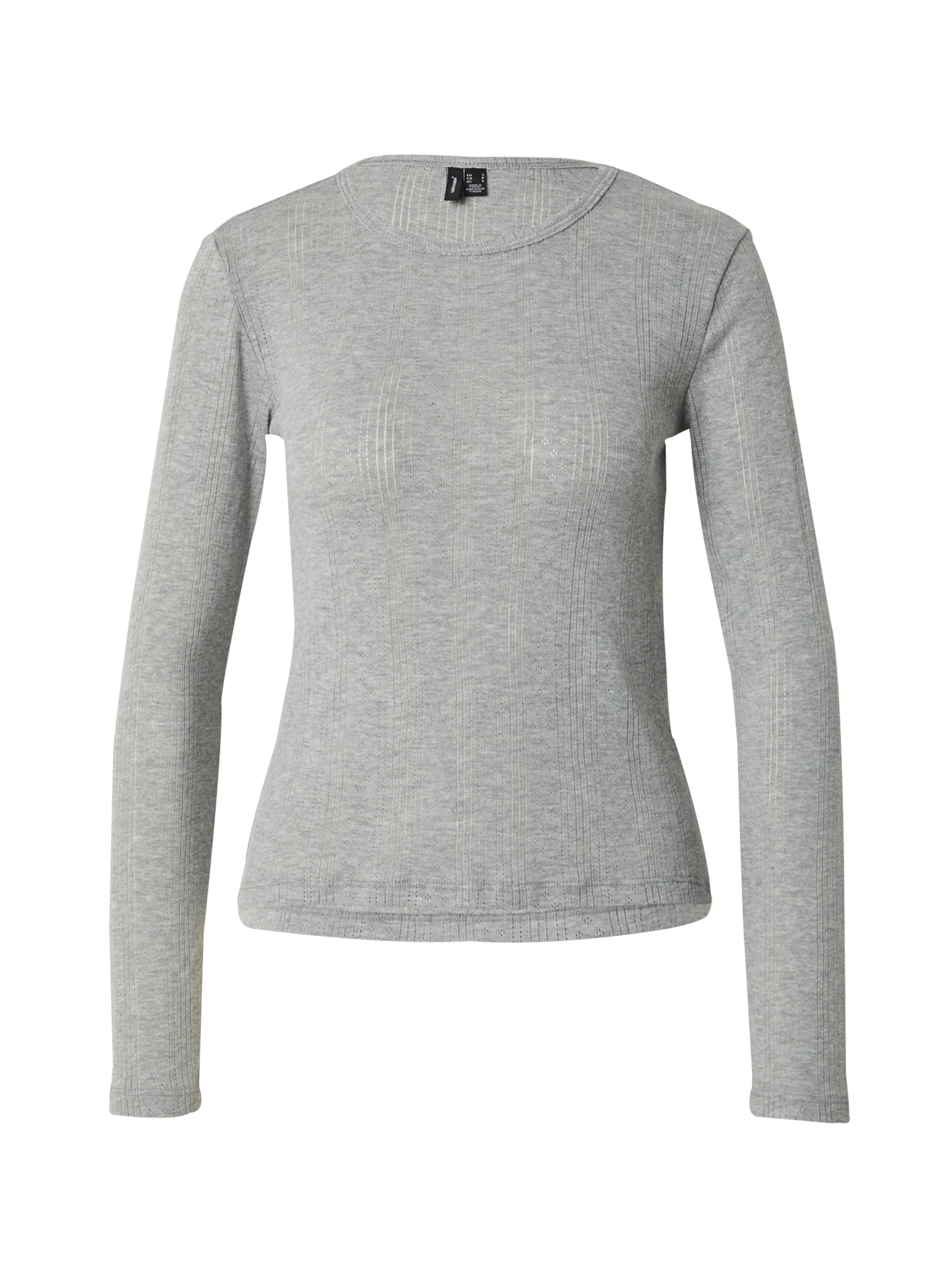 VERO MODA - Camiseta 'Lisa' en gris: frente