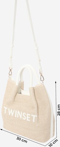 Shopper di Twinset in beige