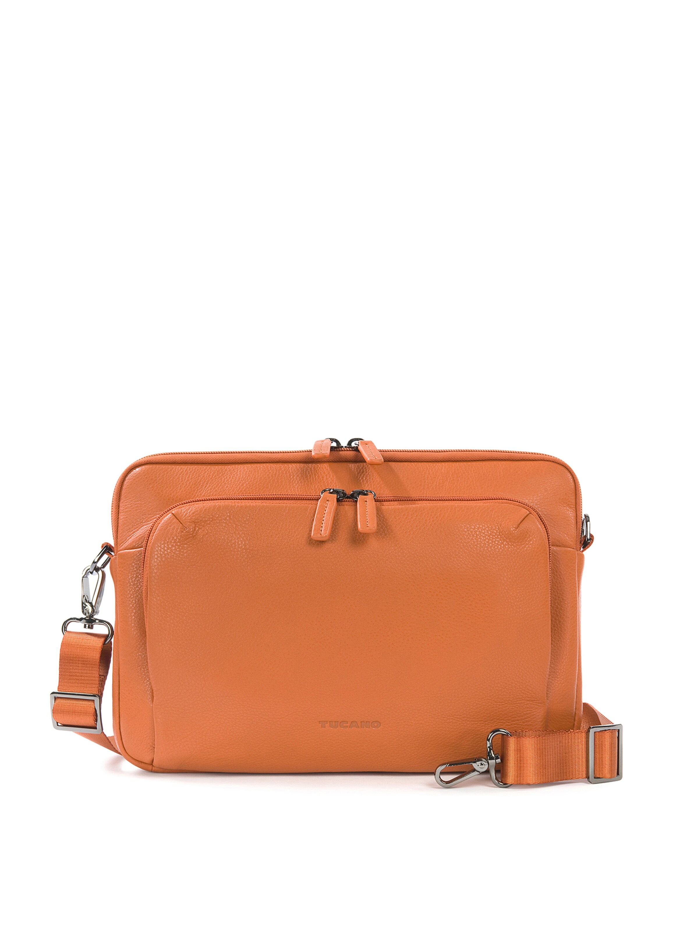 Borsa portadocumenti di TUCANO in arancione: frontale