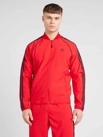 sarkans ADIDAS ORIGINALS Sportiska jaka: no priekšpuses