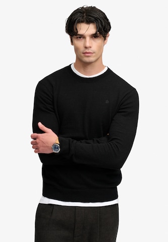 Superdry & Co Trui 'Essential' in Zwart: voorkant