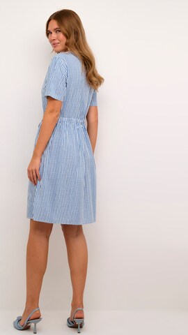 Cream Shirt Dress 'Ferina' in Blue