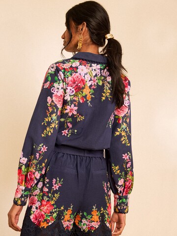Camicia da donna di love & roses in blu