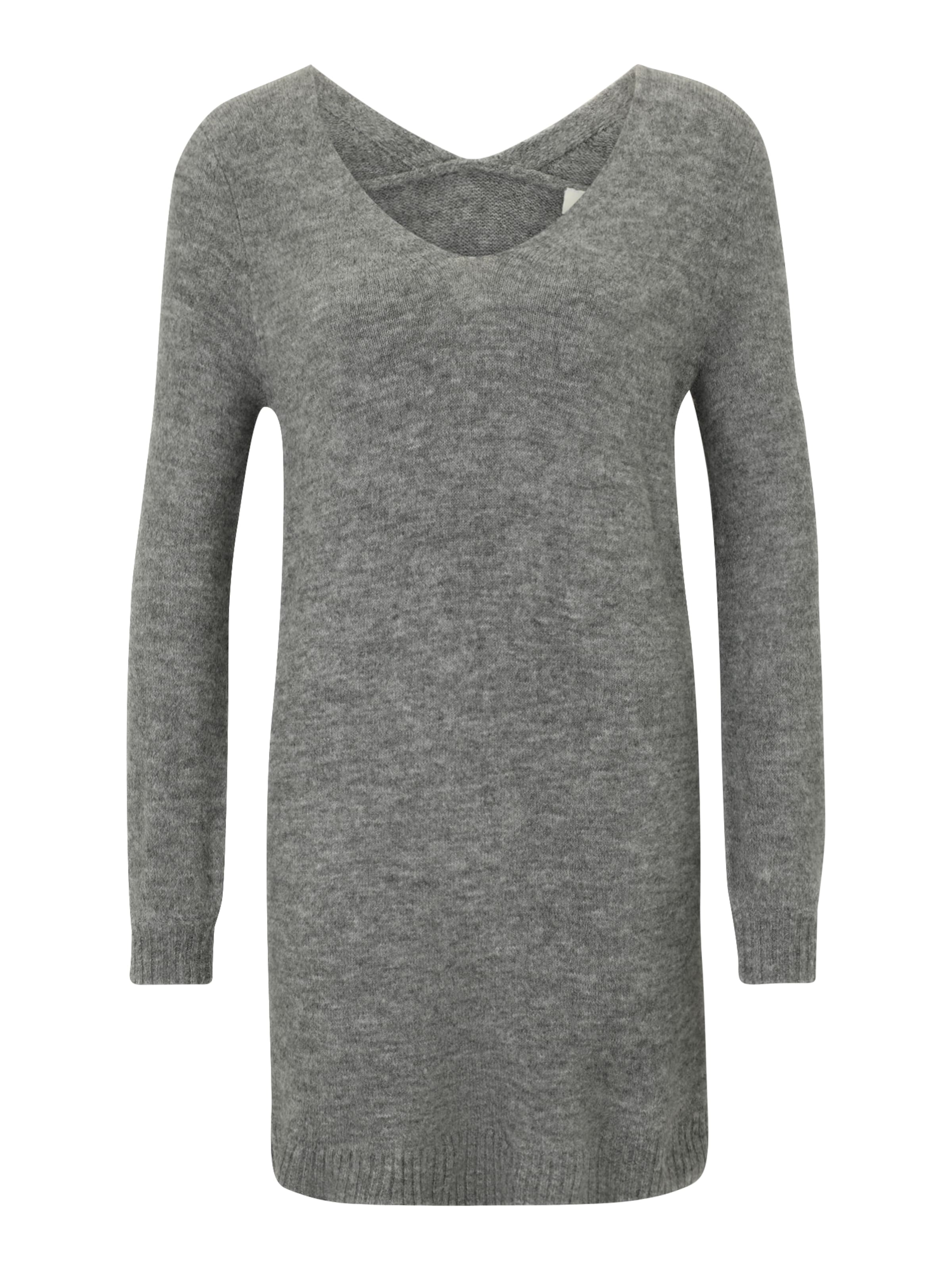 JDY Petite Kleid 'JDYELANORA' in Grau: Vorderseite