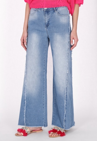 IZIA - Loosefit Vaquero en azul: frente