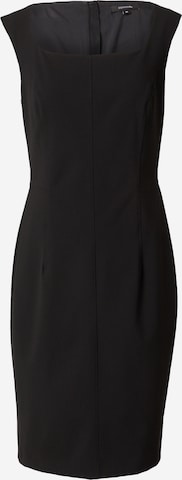 COMMA Εφαρμοστό φόρεμα σε μαύρο: μπροστά