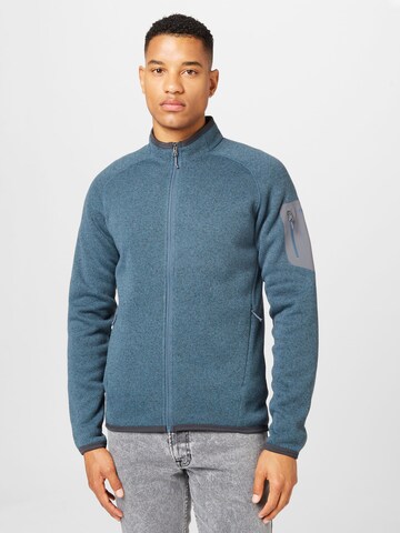 Bergans Athletic fleece jacket 'Kamphaug' in Blue: front