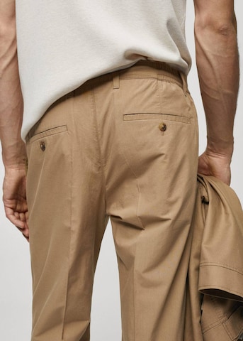 MANGO MAN Regular Hose 'Clay' in Beige