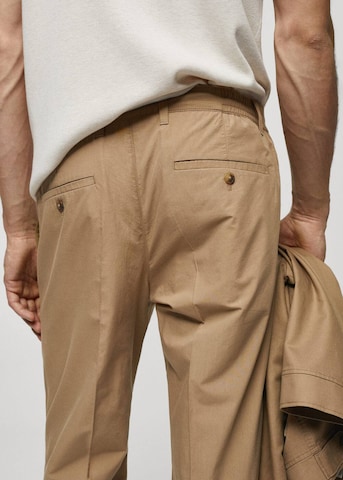 MANGO MAN Regular Pantalon 'Clay' in Beige