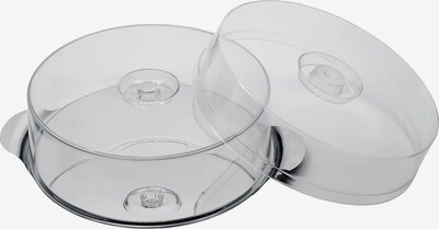 APS Kuchen- & Tortenplatte (H 7 cm + 11 cm) ø 30cm in silber / transparent, Produktansicht