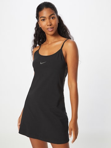 Rochie de vară de la Nike Sportswear pe negru: față