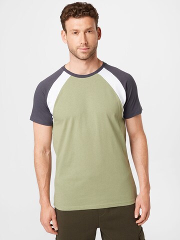 BURTON MENSWEAR LONDON - Camiseta en verde: frente