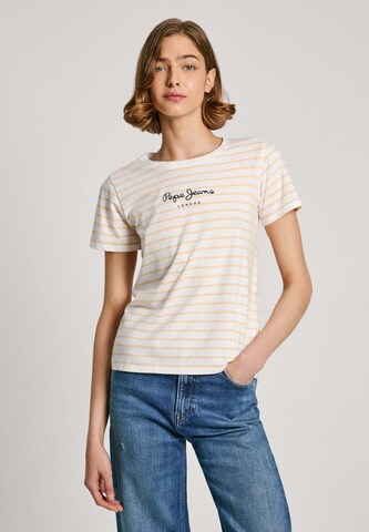 T-shirt 'Elba' Pepe Jeans en jaune : devant