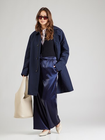 Calvin Klein Широки крачоли Панталон в синьо