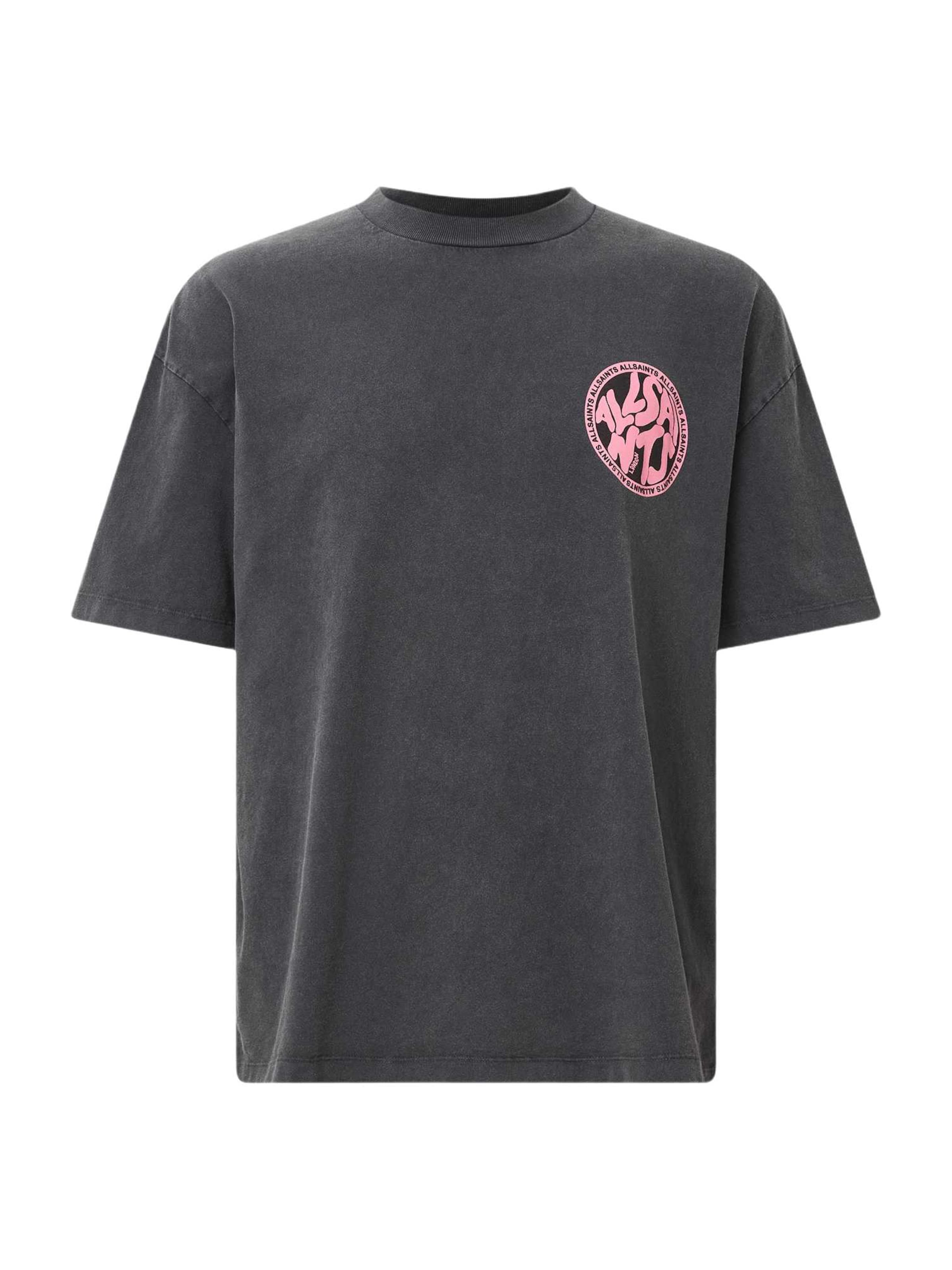 AllSaints Μπλουζάκι 'DISTORTION' σε γκρι: μπροστά