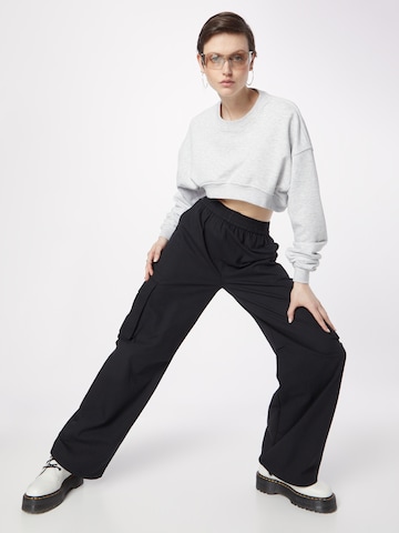 PULZ Jeans Loose fit Cargo Pants 'WILMA' in Black