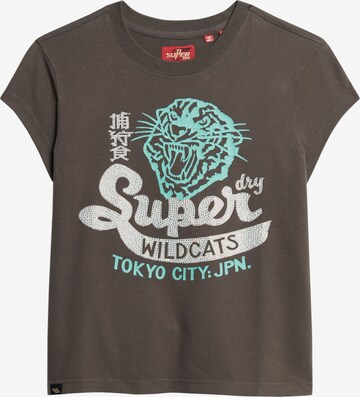 T-shirt Superdry en noir : devant