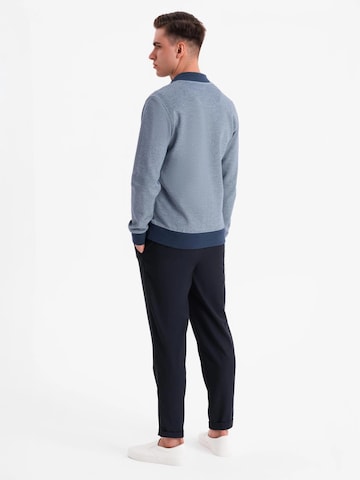Ombre Sweat jacket 'OM-SSZP-0238' in Blue
