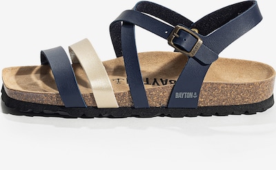 Sandalai 'Gerone' iš Bayton, spalva – nakties mėlyna / Auksas, Prekių apžvalga