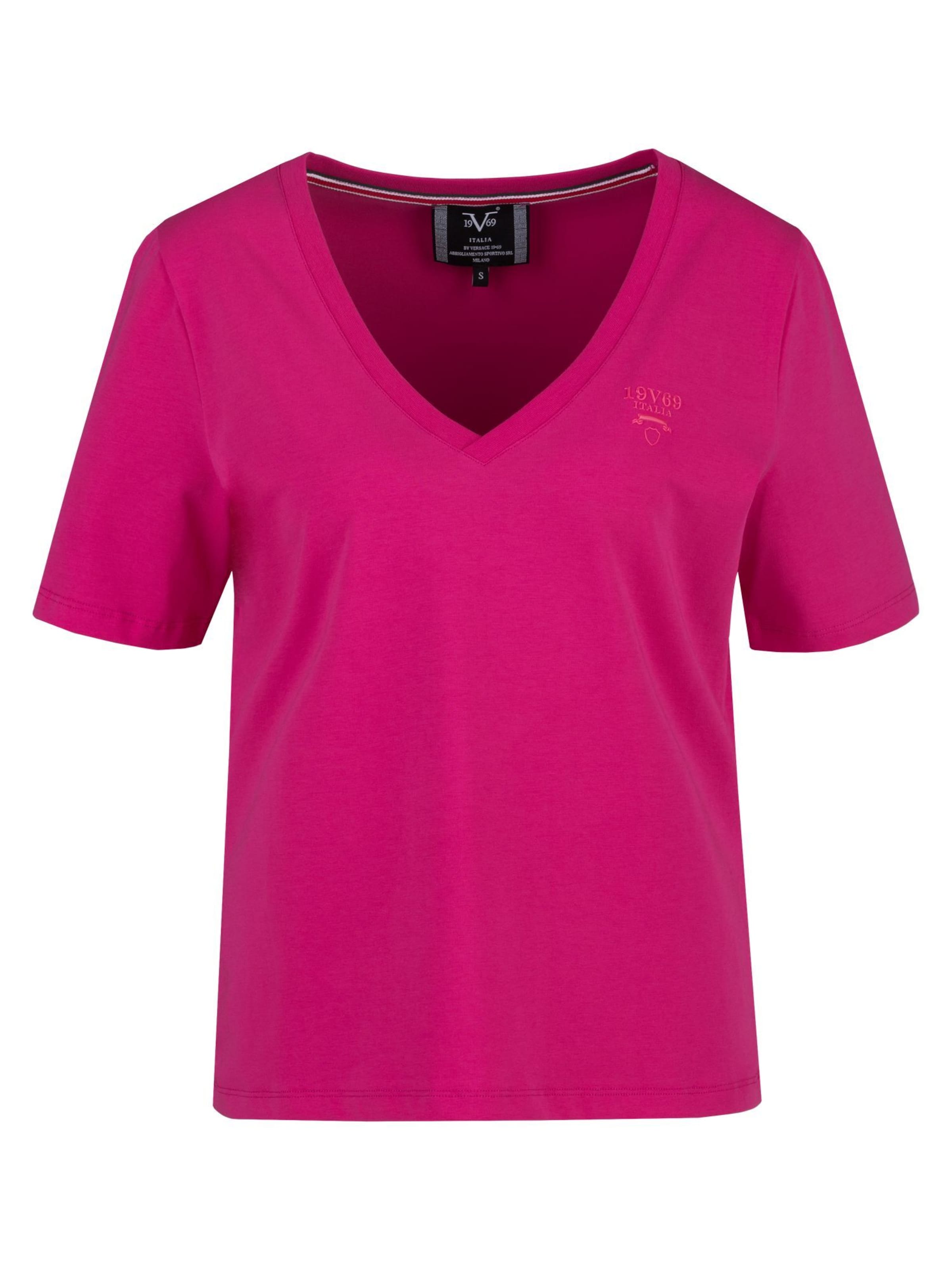 19V69 ITALIA Μπλουζάκι 'Baila' σε ροζ: μπροστά