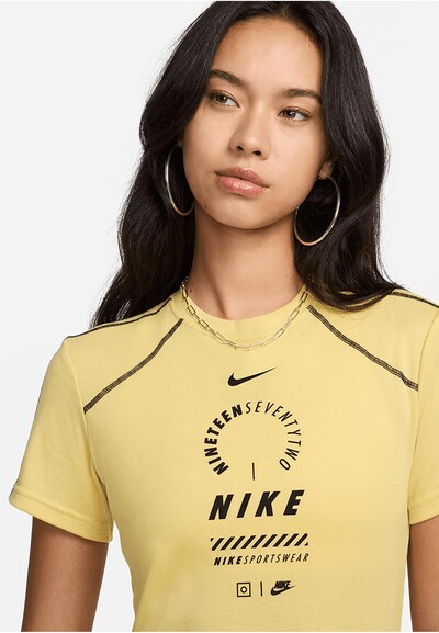 NIKE Dress in Light yellow / Black, Item view