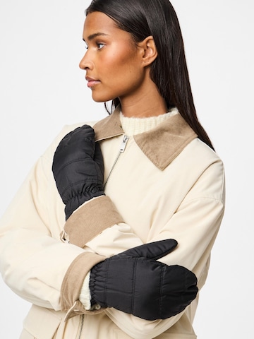 PIECES Mittens 'PCJessie' in Black