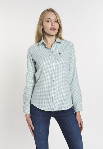 DENIM CULTURE Blouse 'IRMA' in Groen