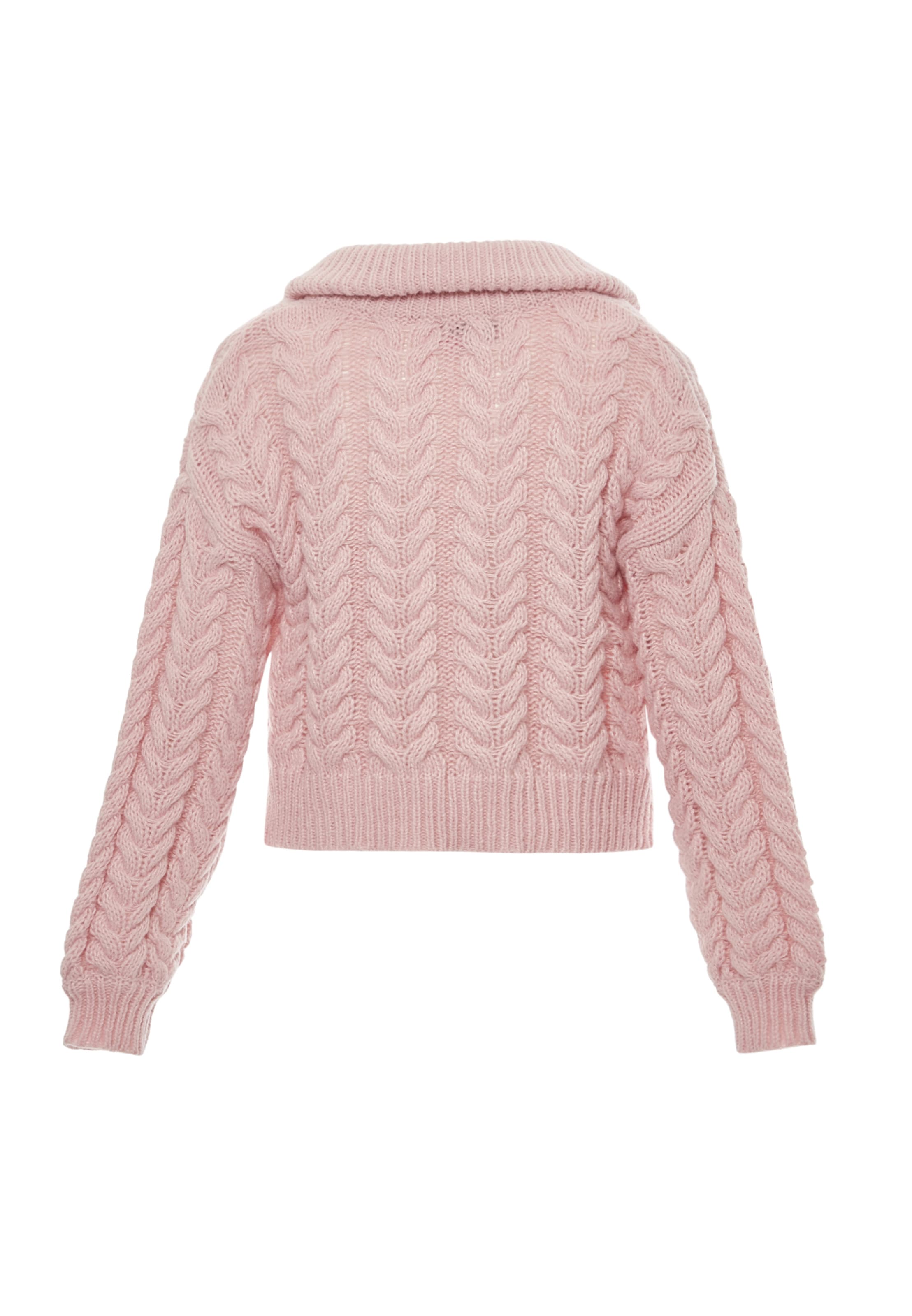 MYMO Neuletakki värissä vaaleanpunainen