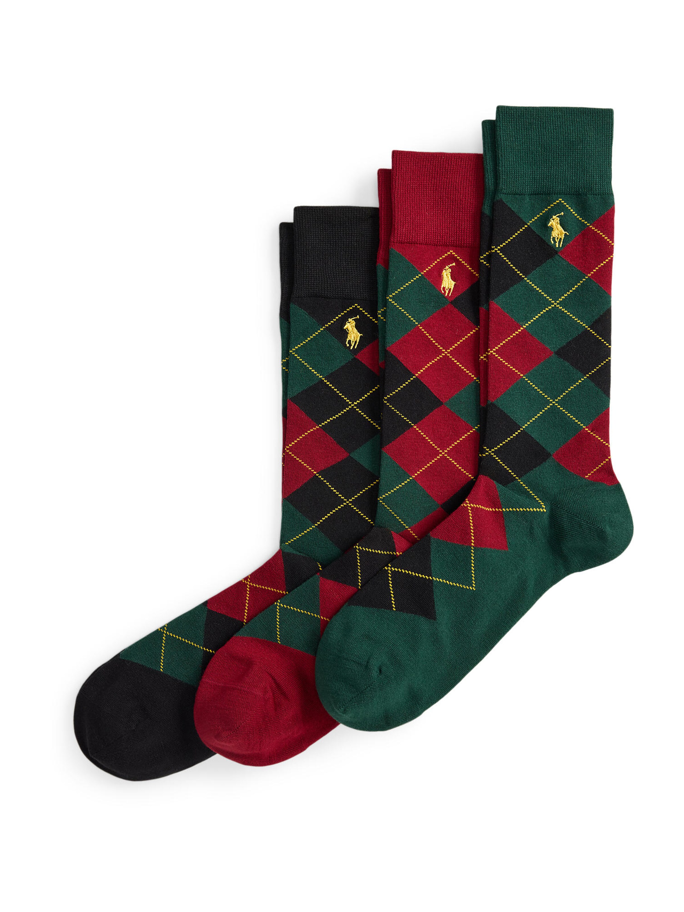 Polo Ralph Lauren Ponožky - Zelená: predná strana