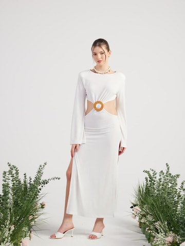 HOLLY LOLLY Dress in White: front