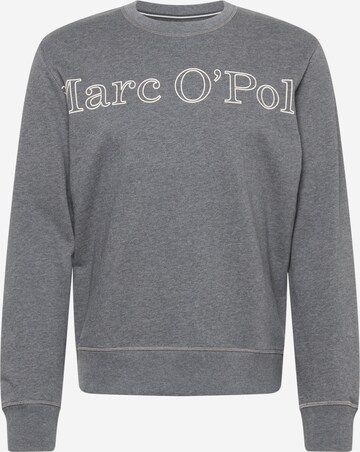 Sweat-shirt Marc O'Polo en gris : devant