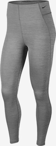 NIKE Skinny Leggings in Grey: front