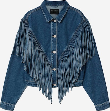AllSaints Välikausitakki 'MARLENE' värissä sininen: etupuoli