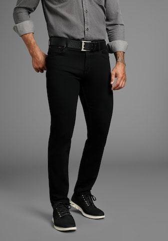 H.I.S EM Regular Jeans in Schwarz: Vorderseite